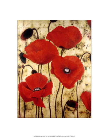 Poppies I by Dana Del Castillo Pricing Limited Edition Print image