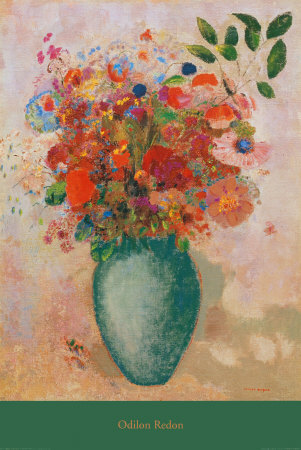 Fleurs Dans Un Vase Turqoise by Odilon Redon Pricing Limited Edition Print image