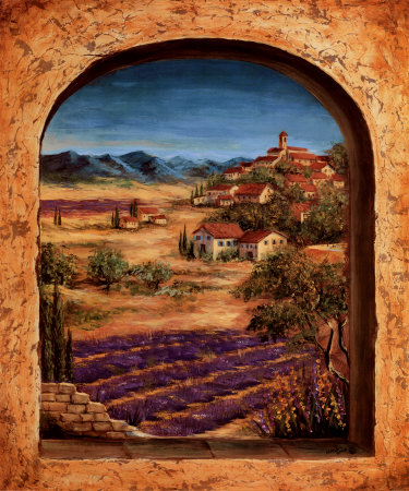 Lavender Fields Of Provence Ii by Marilyn Bast Dunlap Pricing Limited Edition Print image