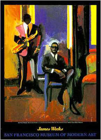 Two Musicians by James Weeks Pricing Limited Edition Print image