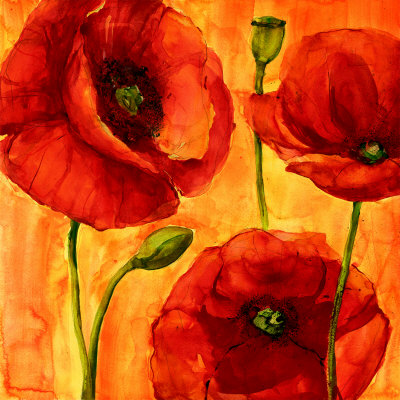 Coquelicots Iv by Giuseppina Tartagni Pricing Limited Edition Print image