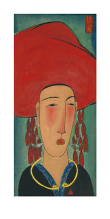 Woman In Hat I by Vu Thu Hien Pricing Limited Edition Print image