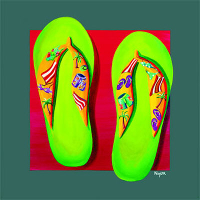 Key West Thongs by Mary Naylor Pricing Limited Edition Print image
