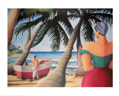 West Indies Beach by Antonio Sanchez Baute Pricing Limited Edition Print image