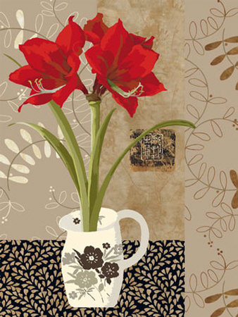 Red Amaryllis by Jane Mosse Pricing Limited Edition Print image