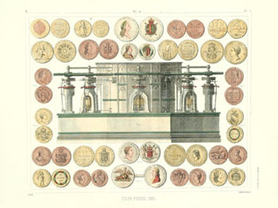 Coin Press, 1851 by G. Heck Pricing Limited Edition Print image