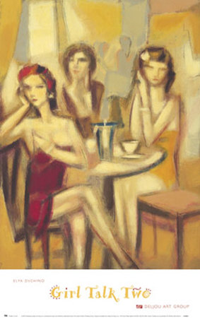 Girl Talk Ii by Elya De Chino Pricing Limited Edition Print image