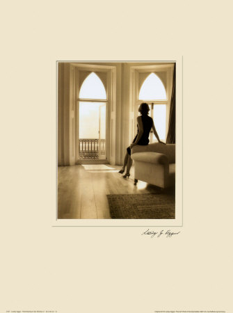 Reminiscing In The Window V by Lesley G. Aggar Pricing Limited Edition Print image