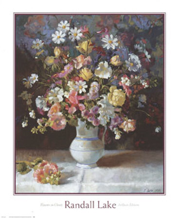 Flowers On Chintz by Randall Lake Pricing Limited Edition Print image