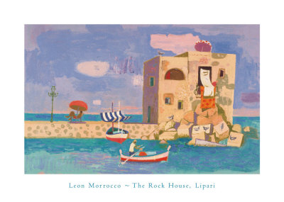 Rock House Lipari by Leon Morrocco Pricing Limited Edition Print image