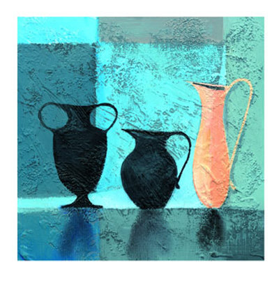Clay Water Vase by Natalie Armstrong Pricing Limited Edition Print image
