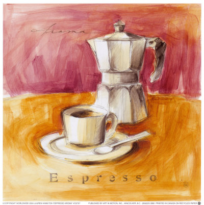 Espresso Aroma by Lauren Hamilton Pricing Limited Edition Print image