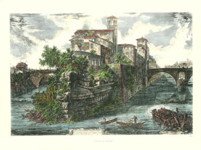 Vue De L'lle Tiberine by Giovanni Battista Piranesi Pricing Limited Edition Print image