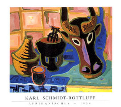 Afrikanisches, 1954 by Karl Schmidt-Rottluff Pricing Limited Edition Print image