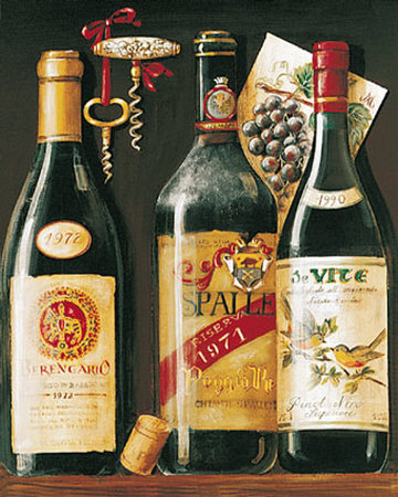 Wine Bottles Ii by Mariapia & Marinella Angelini Pricing Limited Edition Print image