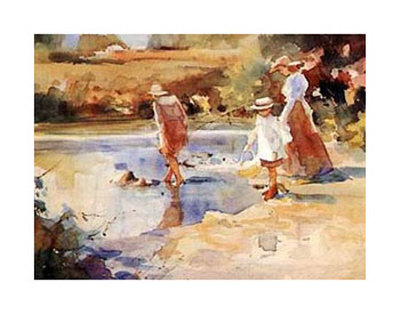 Picnic At The Lake by Deanne Lemley Pricing Limited Edition Print image