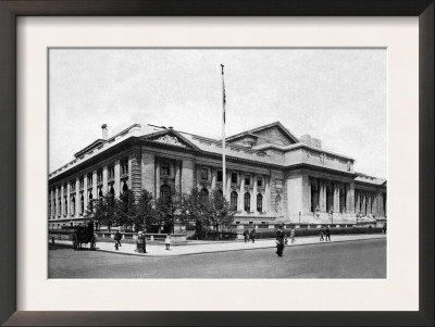 New York Public Library, 1911 by Moses King Pricing Limited Edition Print image