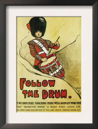 Follow The Drum by John Hassall Pricing Limited Edition Print image