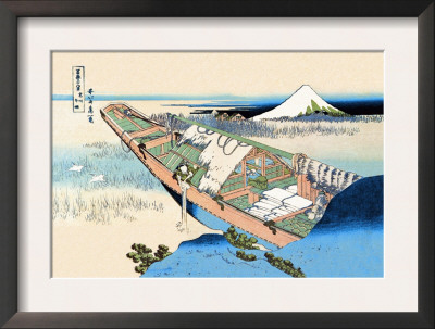 House Boat by Katsushika Hokusai Pricing Limited Edition Print image