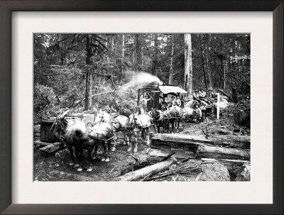 Loggers And Their Logs by Clark Kinsey Pricing Limited Edition Print image