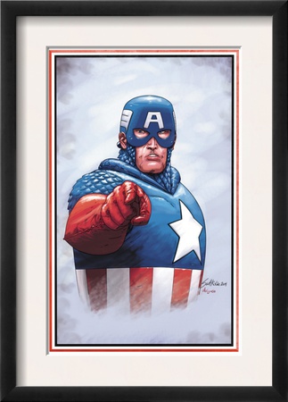 The New Invaders #0 Cover: Captain America by Steve Epting Pricing Limited Edition Print image