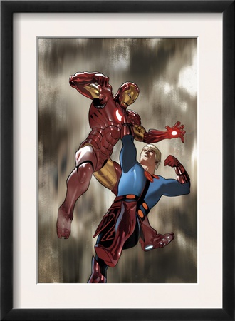 Eternals #4 Cover: Iron Man And Ikaris by Daniel Acuna Pricing Limited Edition Print image