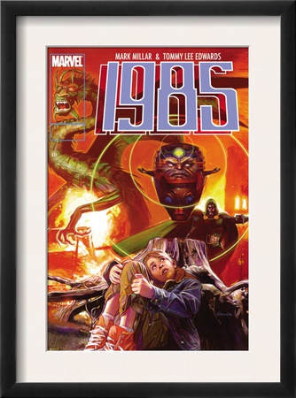 Marvel 1985 #3 Cover: M.O.D.O.K. And Fin Fang Foom by Tommy Lee Edwards Pricing Limited Edition Print image