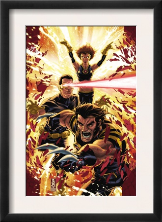 Ultimatum: X-Men Requiem #1 Cover: Wolverine, Cyclops, Grey And Jean by Mark Brooks Pricing Limited Edition Print image