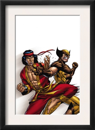 Wolverine: First Class #9 Cover: Wolverine And Shang-Chi by Salva Espin Pricing Limited Edition Print image