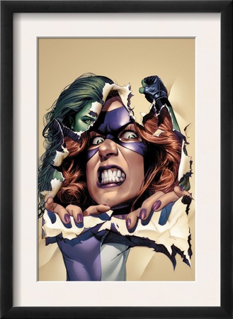 She-Hulk #10 Cover: She-Hulk And Titania by Mike Mayhew Pricing Limited Edition Print image
