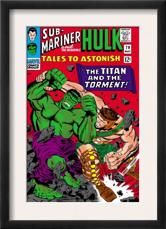 Tales To Astonish #79 Cover: Hulk And Hercules by Reilly Brown Pricing Limited Edition Print image