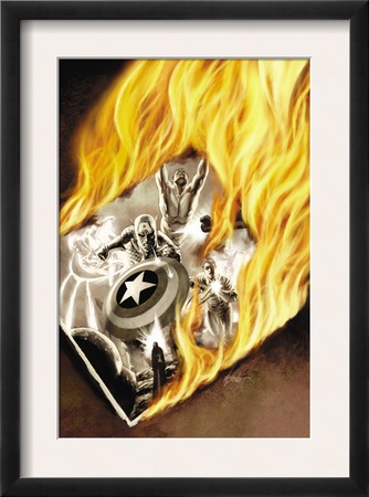Captain America #48 Cover: Captain America by Steve Epting Pricing Limited Edition Print image