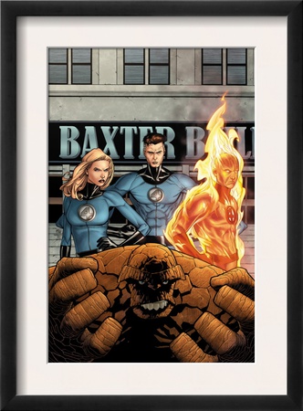 Marvel Knights 4 #11 Cover: Mr. Fantastic, Invisible Woman, Human Torch, Thing And Fantastic Four by Steve Mcniven Pricing Limited Edition Print image