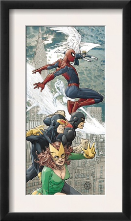 X-Men/Spider-Man #1 Cover: Spider-Man, Marvel Girl, Cyclops And Beast by Mario Alberti Pricing Limited Edition Print image