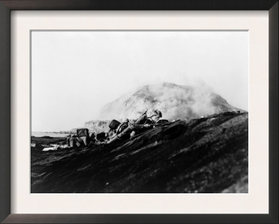 The Second Battalion, Twenty-Seventh Marines Land On Iwo Jima by Bob Campbell Pricing Limited Edition Print image