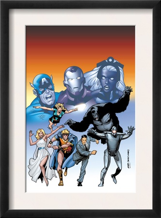 Giant-Size Marvel Adventures The Avengers #1 Cover: Captain America by Leonard Kirk Pricing Limited Edition Print image