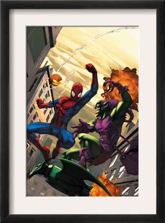 Marvel Age Spider-Man #16 Cover: Spider-Man And Green Goblin by Roger Cruz Pricing Limited Edition Print image