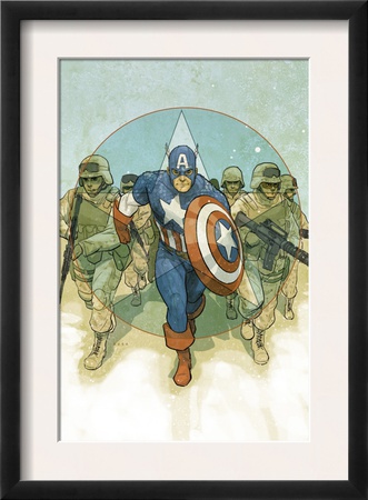 Captain America Theater Of War: To Soldier On #1 Cover: Captain America by Phil Noto Pricing Limited Edition Print image