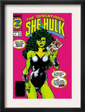 The Sensational She-Hulk #1 Cover: She-Hulk by John Byrne Pricing Limited Edition Print image