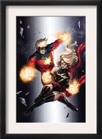 Ms. Marvel #49 Cover: Ms. Marvel And Captain Marvel by Sana Takeda Pricing Limited Edition Print image