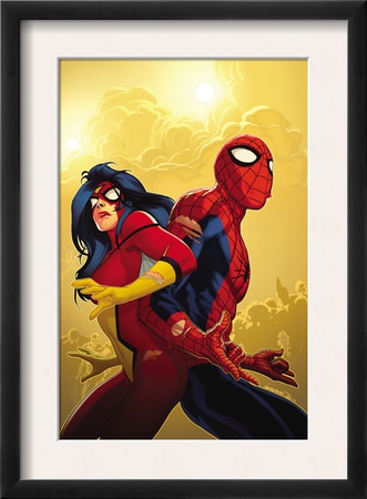 New Avengers #59 Cover: Spider-Man And Spider Woman by Stuart Immonen Pricing Limited Edition Print image