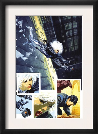 Sable & Fortune #3 Cover: Silver Sable, Fortune And Dominic by John Burns Pricing Limited Edition Print image