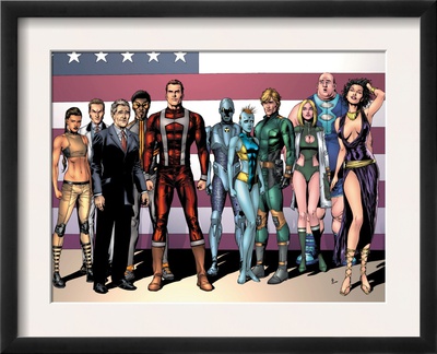 Squadron Supreme #1 Group: Dr. Spectrum by Gary Frank Pricing Limited Edition Print image