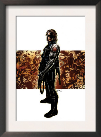 Captain America #11 Cover: Winter Soldier by Steve Epting Pricing Limited Edition Print image