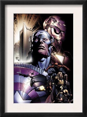 New Avengers #6 Cover: Captain America by David Finch Pricing Limited Edition Print image