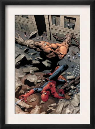 Marvel Knights Spider-Man #15 Cover: Spider-Man And Crusher Creel Fighting by Billy Tan Pricing Limited Edition Print image
