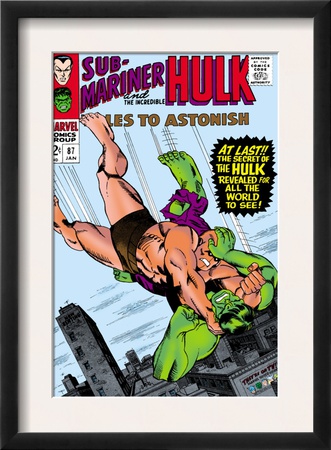 Tales To Astonish #87 Cover: Hulk And Humanoid by Bill Everett Pricing Limited Edition Print image