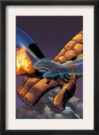 Fantastic Four #524 Cover: Mr. Fantastic, Invisible Woman, Thing, Human Torch And Fantastic Four by Mike Wieringo Pricing Limited Edition Print image