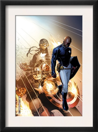 Young Avengers #8 Cover: Patriot by Jim Cheung Pricing Limited Edition Print image