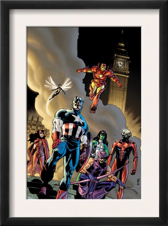 Avengers #79 Group: Captain America by Lee Weeks Pricing Limited Edition Print image